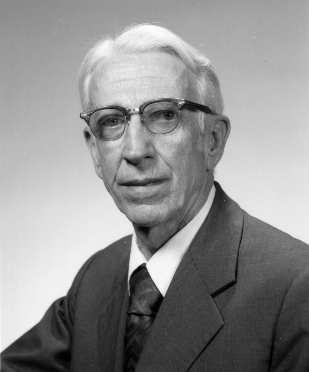 black and white headshot of Dr. Harold Snyder