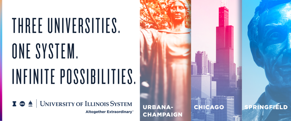 Billboard ad for University of Illinois System